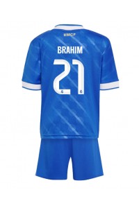 Real Madrid Brahim Diaz #21 Babyklær Tredje Fotballdrakt til barn 2025-26 Korte ermer (+ Korte bukser)